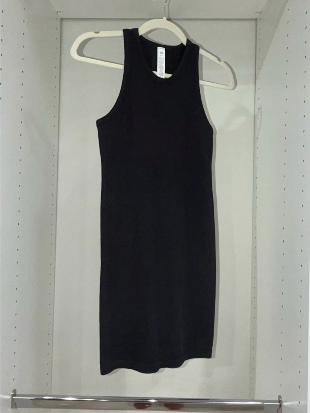🖤 Alo Yoga Seamless Ribbed Warm Nights Dress